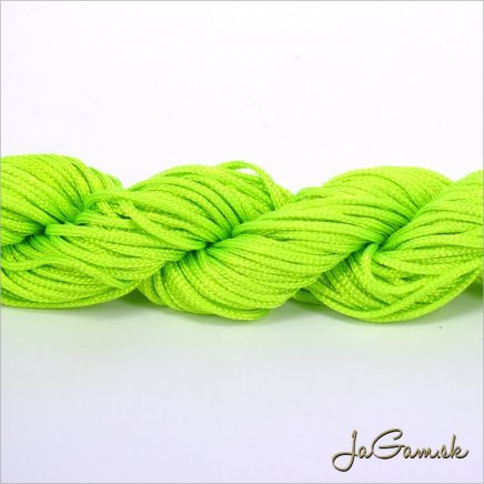 Nylonová šnúrka 2mm zelená - 12m (1033_14)